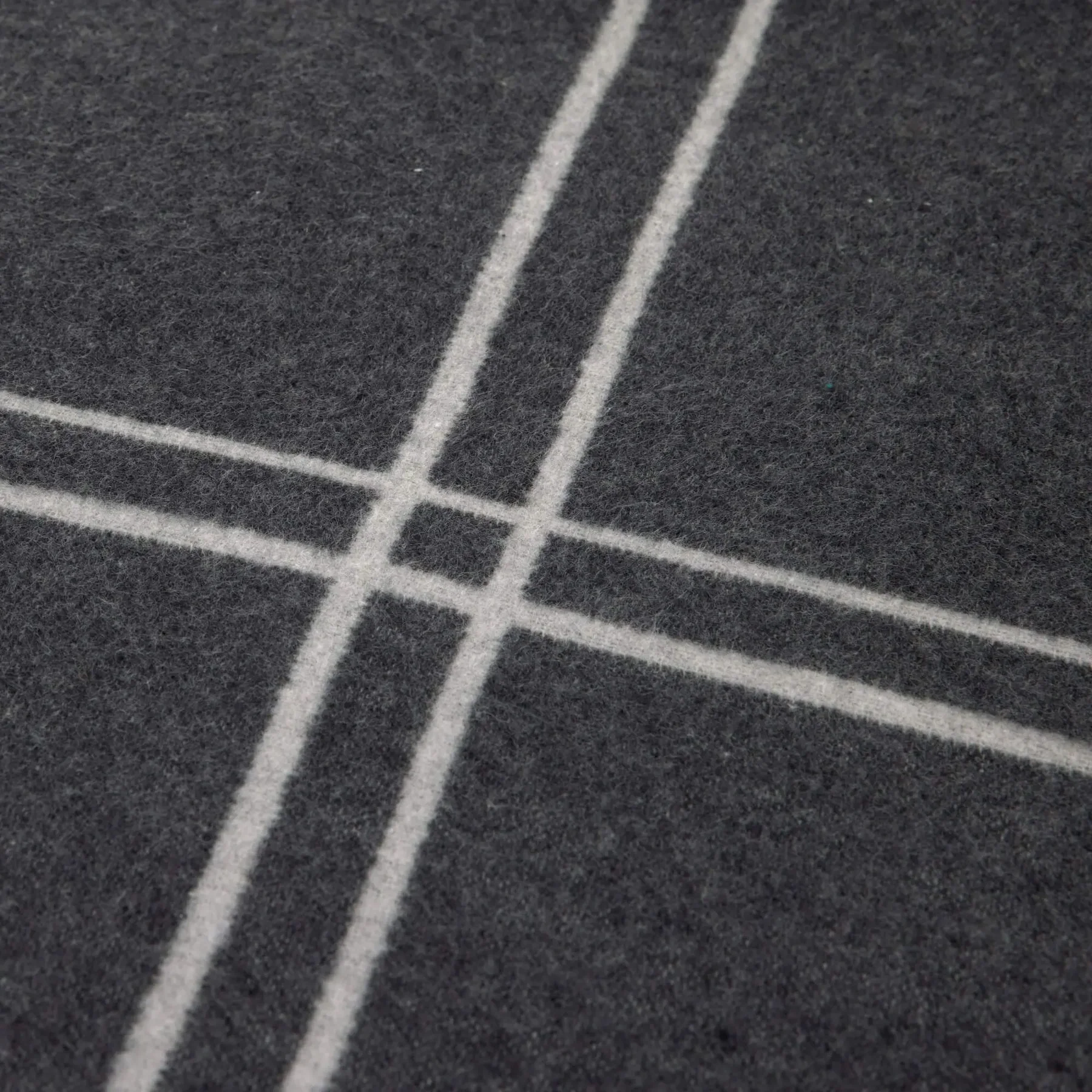 Palopa - Hundedecke Ida Kariert Anthrazit Hellgrau – Bild 4