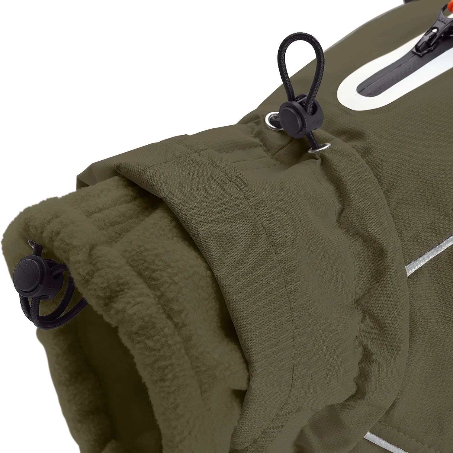 Robustes Hunde-Reisetaschen-Design mit Oberflächen aus strapazierfähigem Material und isolierenden, weichen Innenfutter, perfekt für den sicheren Transport Ihres Hundes.