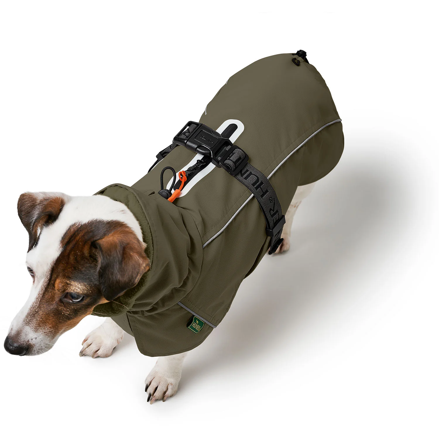 Gerängewasserfeste Hundemantel mit Sicherheitsgeschirr, geeignet für Outdoor-Abenteuer, Kiezhund Hundeshop.