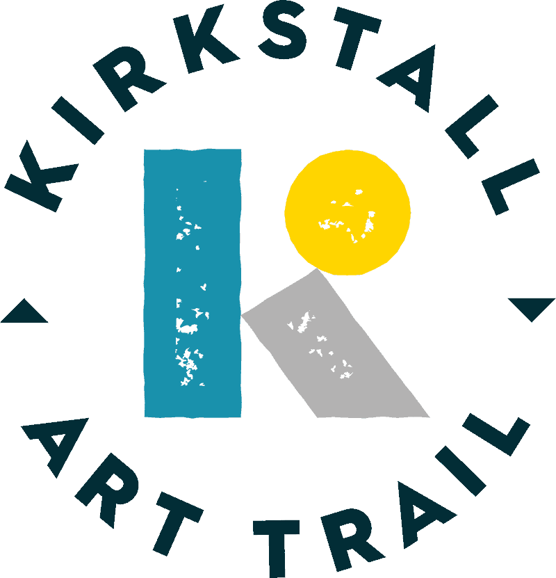 the new 2026 logo, the words Kirkstall Art Trail circled around a stylised letter K