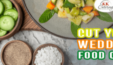 Cut Your Wedding Food Cost Fresh cucumber slices in a wooden bowl for healthy catering options.