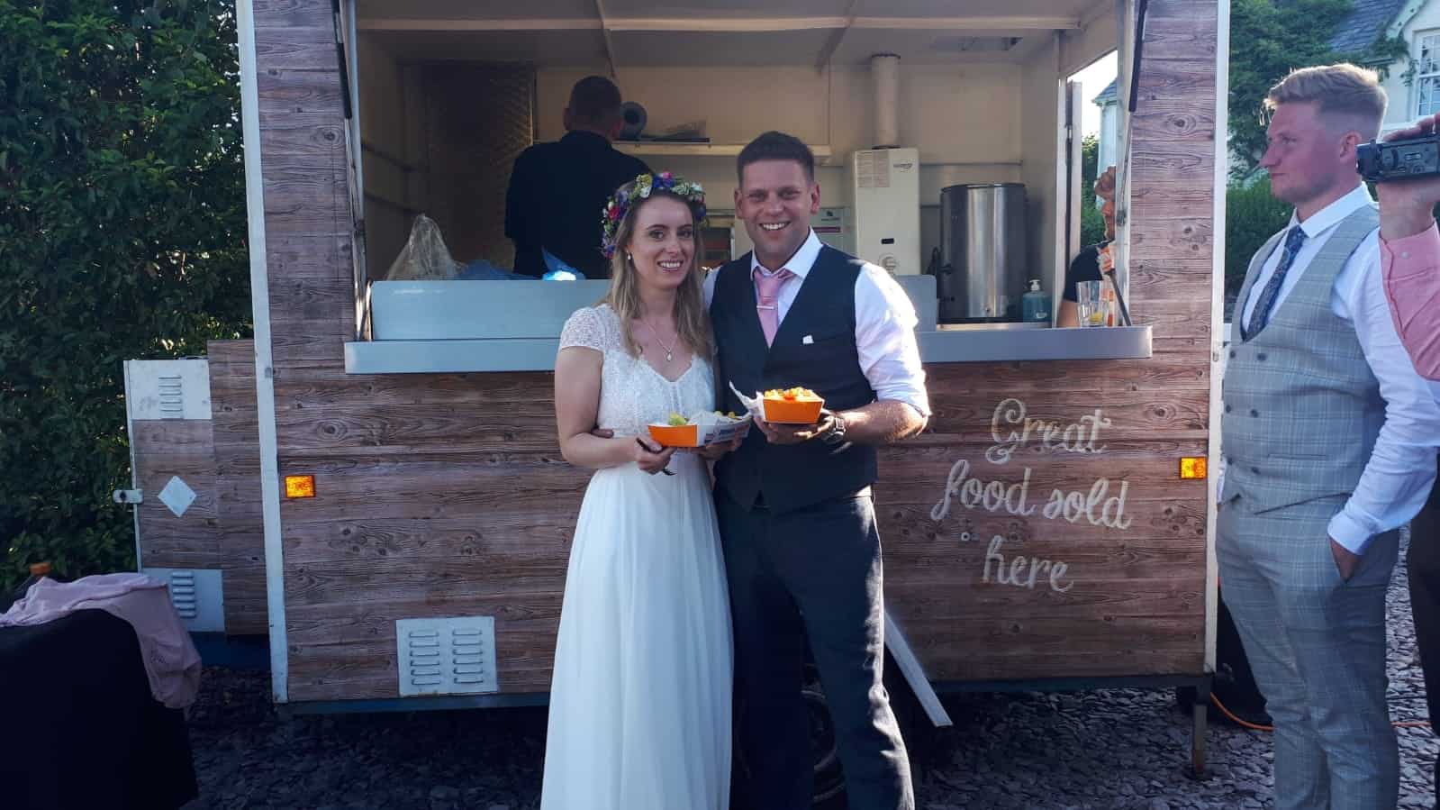 Mobile food van catering for weddings and events in the UK.