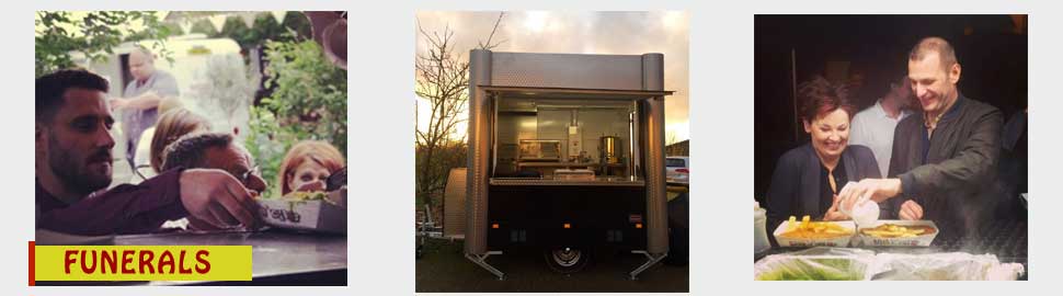 BBQ catering trailer serving fresh food for events and parties in the UK.