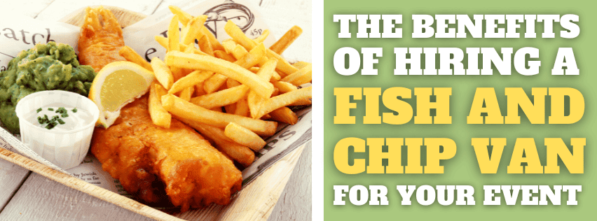 Fresh fish and chips with fries and tartar sauce from KK Catering, perfect for event catering needs.