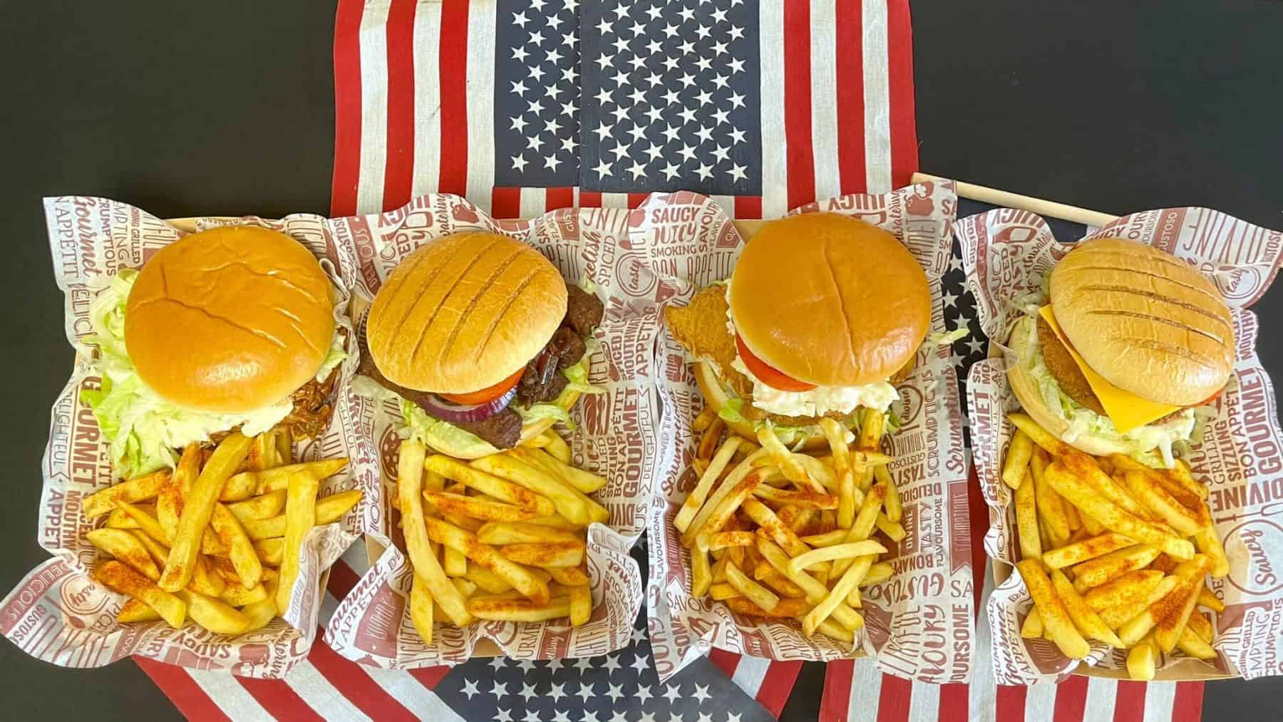 american bbq burgers
