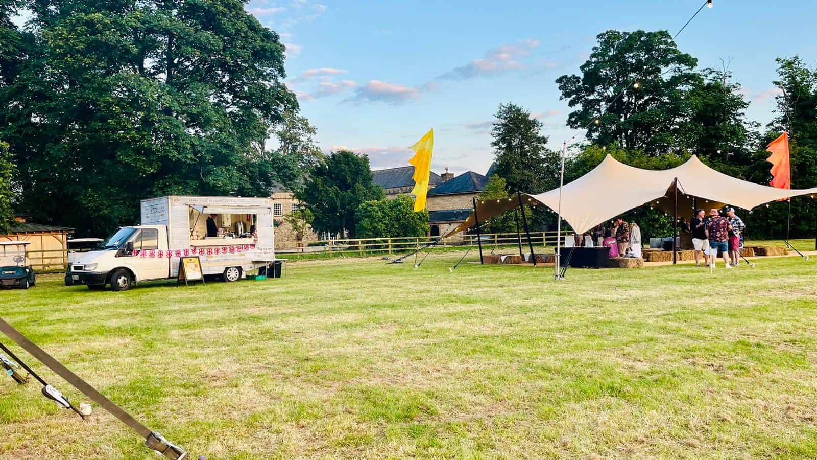 A KK Catering van available for hire to offer dirty fries menus
