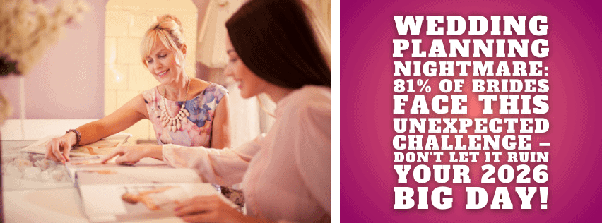 1. Wedding planning event with brides discussing details at the venue.