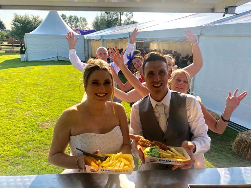 wedding fish and chips