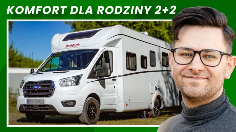 Szukasz komfortowego kampera dla 4 osób? Poznaj Dethleffs Just Go 7055 DBL
