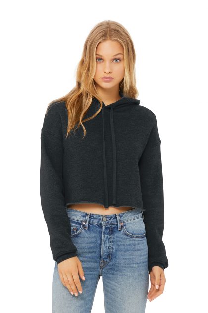 BELLA+CANVAS ® Women’s Sponge Fleece Cropped Fleece Hoodie