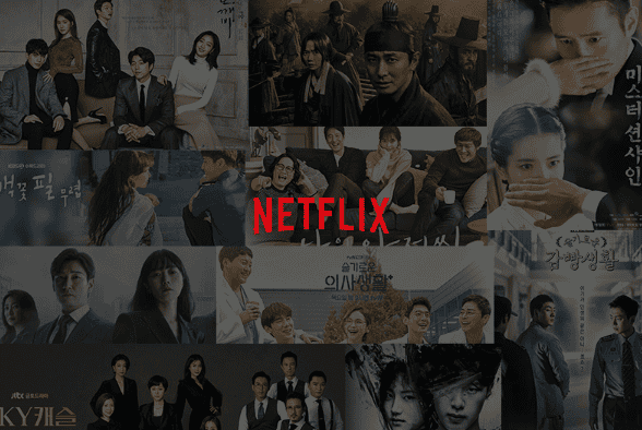A collage of famous Korean drama scenes with actors in iconic roles.