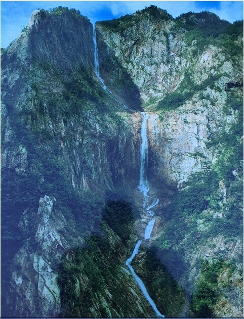 Seoraksan National Park mountain scenery in South Korea