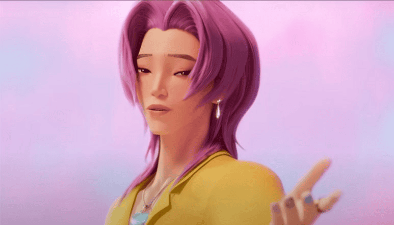 Character concept art of each idol in K-Pop Demon Hunters