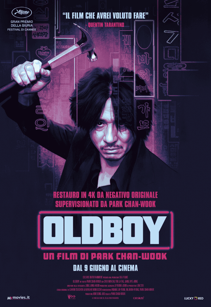 Oldboy iconic hallway fight scene with hammer