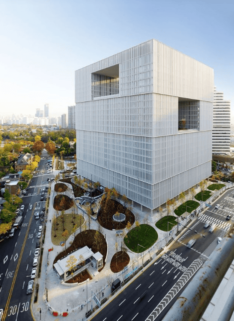 Amorepacific headquarters building in Seoul