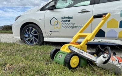 When should a property manager handle repairs and when should they contact a professional?