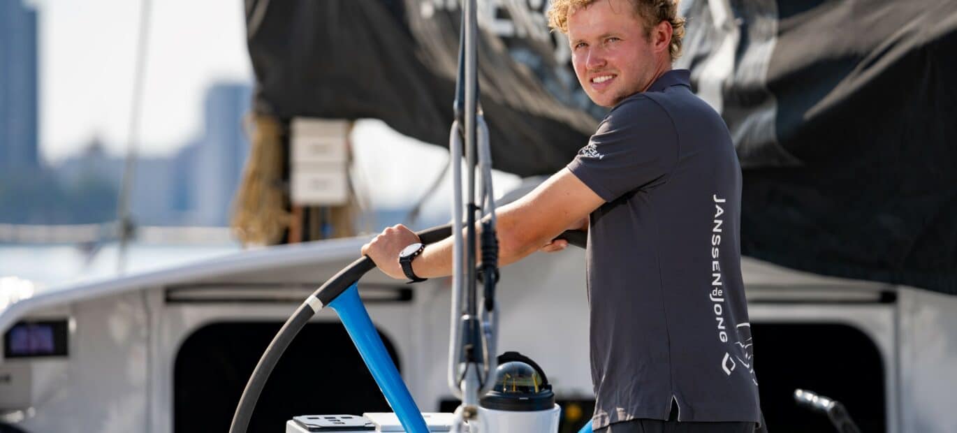 Schipper van Team JAJO Jelmer de Jong