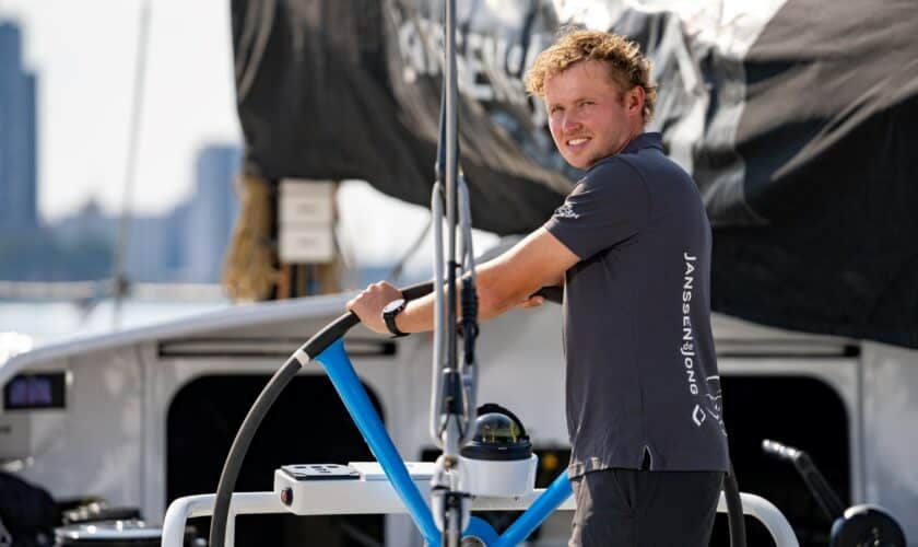 Schipper van Team JAJO Jelmer de Jong