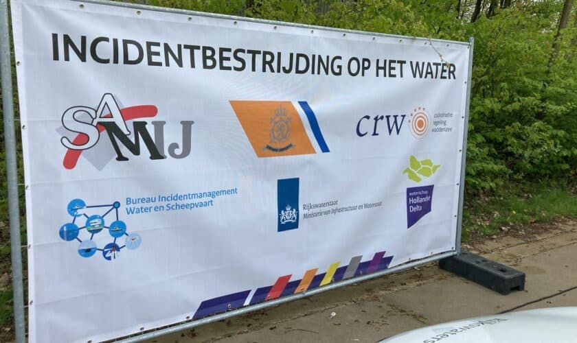 Banner Incidentenbestrijding op het water