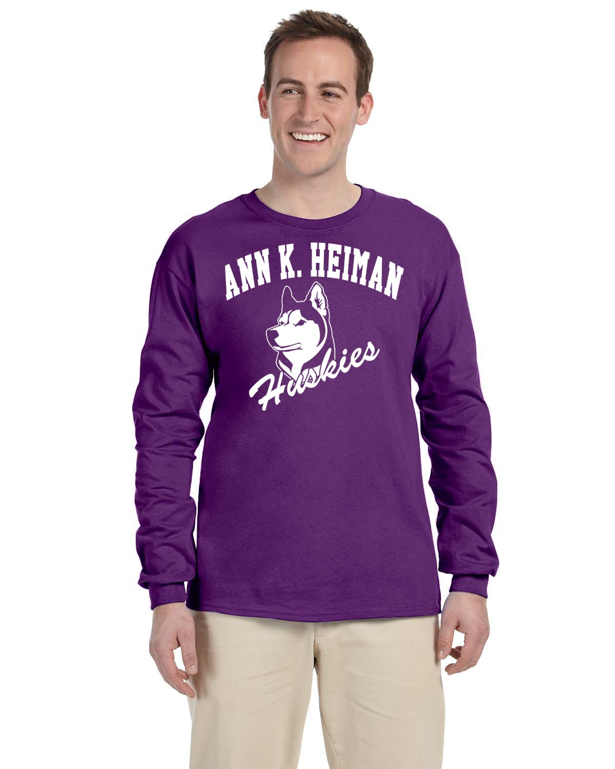 Heiman Elementary Adult Long Sleeve Shirt