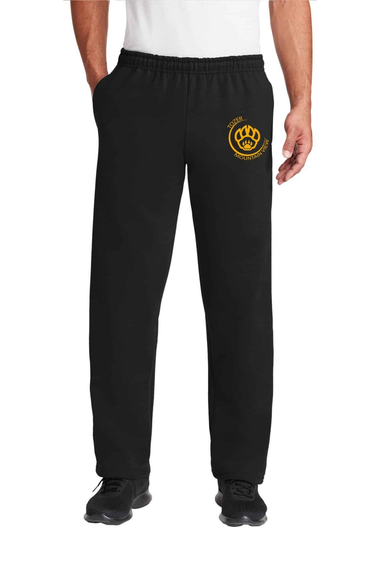 Tozer Mountain View Elementary Adult Black Sweatpants