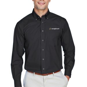 K&W Printing custom embroidered shirts for branding and corporate uniforms.