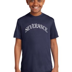 Youth sports jersey with "SEVERANCE" printed on the front, ideal for team uniforms, custom printing, and athletic wear. Perfect for schools, clubs, and youth sports teams.