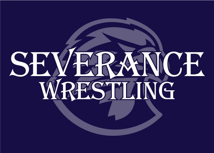 Severance Wrestling logo printed on apparel, custom sportswear and team uniforms by K&W Printing, a trusted printing company specializing in high-quality custom clothing and branding solutions.