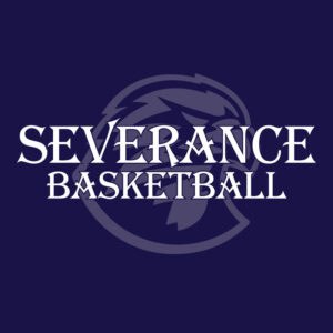 Severance Basketball team logo printed on custom sports apparel and uniforms for school or team branding.