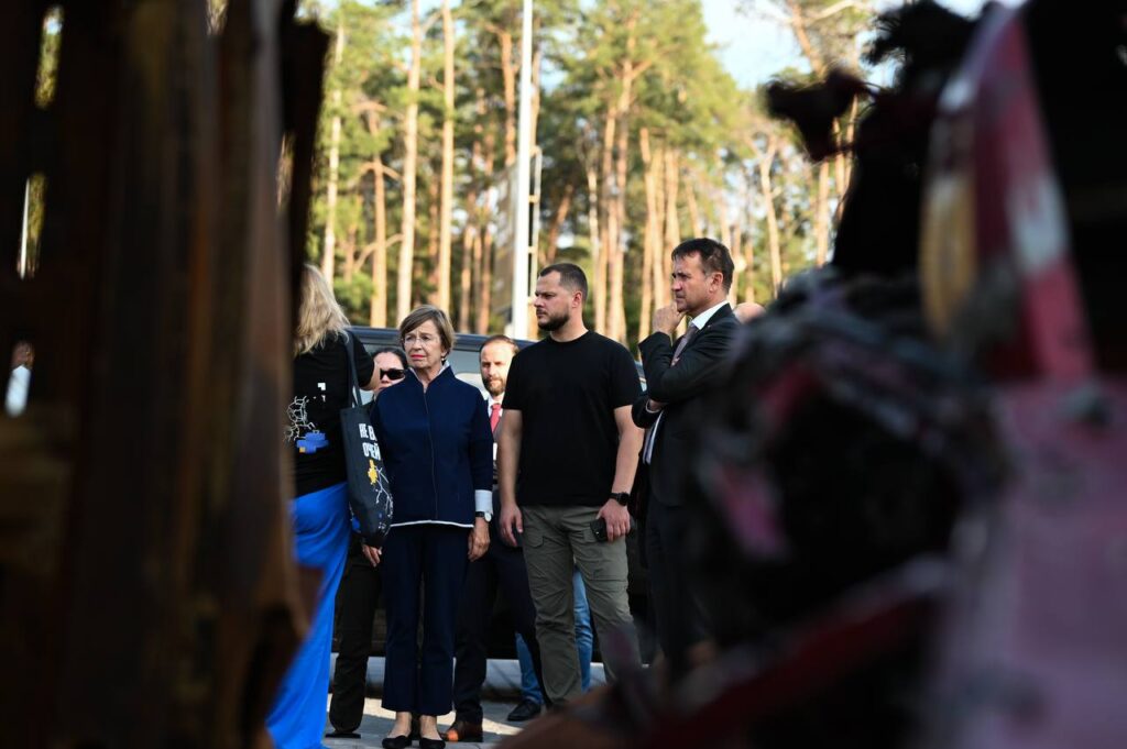 Як візит першої леді Австрії до Ірпеня підсилює відновлення Київщини Як візит першої леді Австрії до Ірпеня підсилює відновлення Київщини