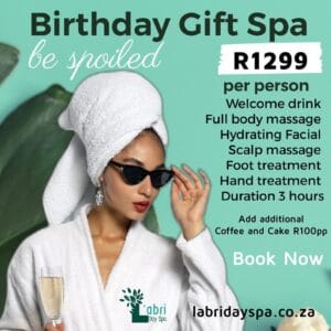 Birthday gift spa special May