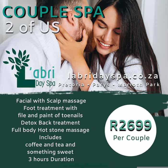 couple spa 2 of us May special