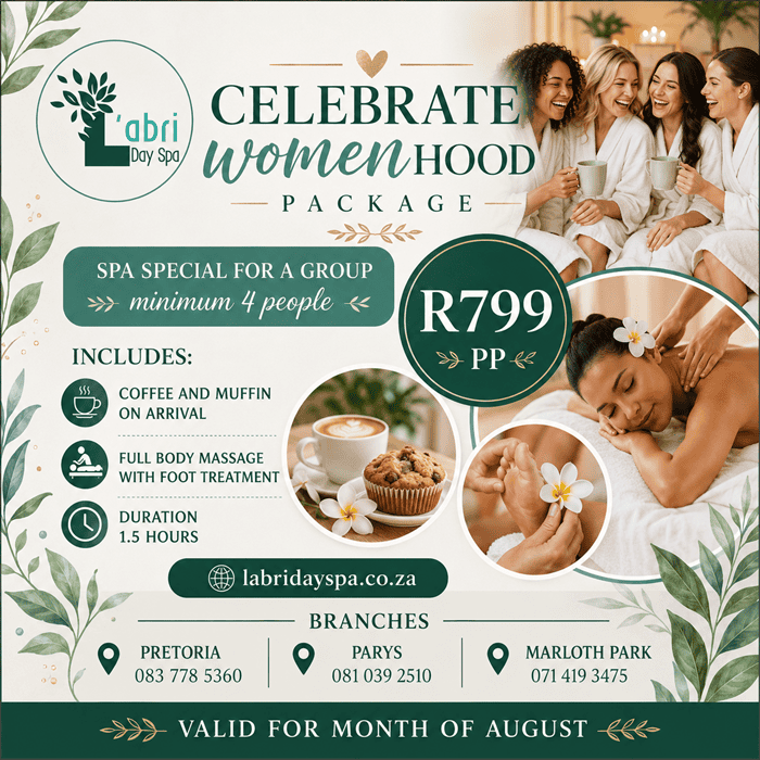 womenhood spa special womens day -L'abri day spa