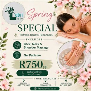 Spring spa special for 1