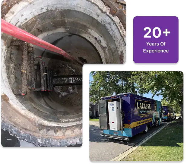 Sewer-Line-Hydro-Jetting-and-LaCassa-Plumbing-Van