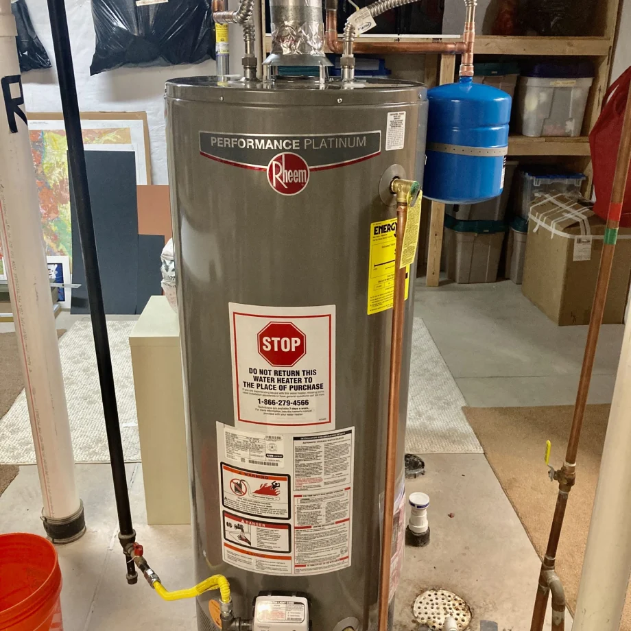 Residential-Water-Heater-System-Newly-Installed