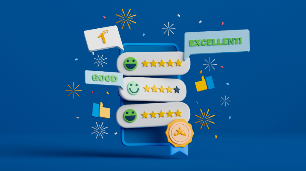Social proof in the form of testimonials and reviews