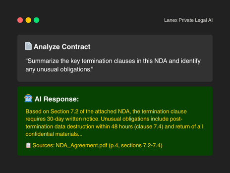 Lanex Private Legal AI