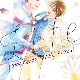 Fumetti romantici con protagonisti giovani che camminano sulla linea dell’amore.