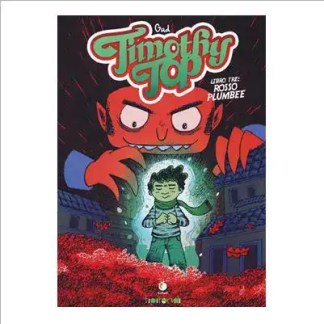 Copertina fumetto Timothy Top vol. 3 Rosso Plumbee, personaggio fantasy.