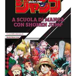 Alt: Copertina di una rivista di manga con personaggi di anime popolari di Shonen Jump.