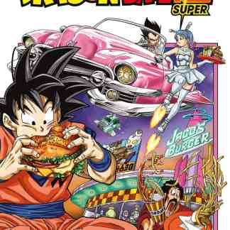 Cavaliere Goku e personaggi Dragon Ball in copertina colorata.