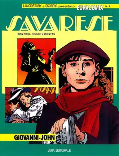 Fumetto di Giovanni-John con protagonista giovane, stile vintage e copertina originale.
