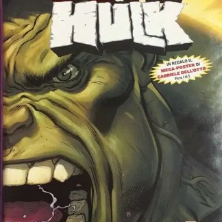 Copertina di Hulk Marvel, fumetto da collezione, supereroe Marvel, comic book ufficiale.