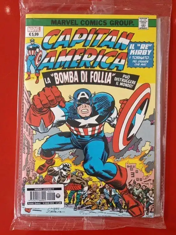 Fumetto Capitan America Marvel, edizione vintage e collezionismo storico.