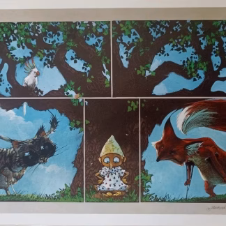 Pinocchio 'Pianta i denari' MAX FREZZATO- Stampa firmata