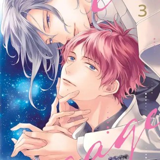 Ragazzo e ragazza manga romanticismo, arte stilizzata di anime primavera.