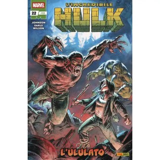 Fumetto in italiano con Hulk e nemici in azione, illustrazione dettagliata e dinamica.