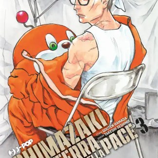 Vaccine anime comic illustration with a nurse showing a cartoon character cartoon face, conveying vaccination humor.