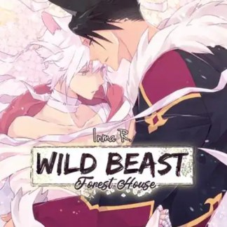 Spectre e ragazza con orecchie da lupo, scena romantica e fantasy in stile manga.